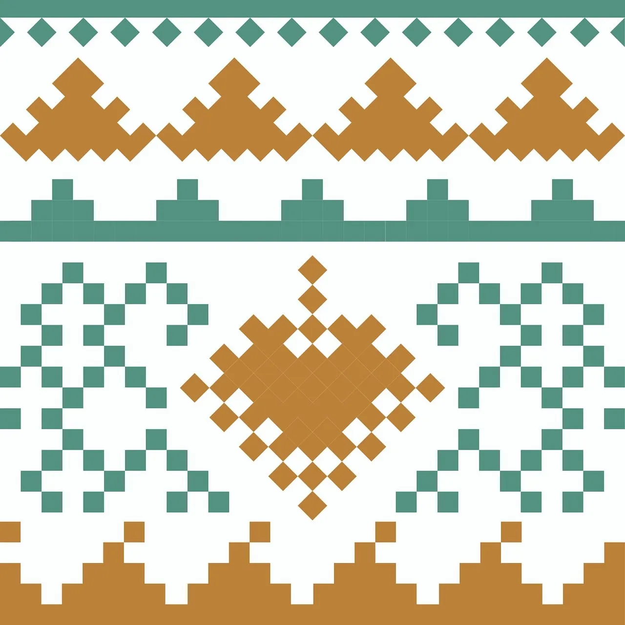 Cross-stitch embroidery on your scrapbook page