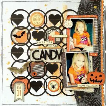 Awesome and unique Halloween Layout Ideas Scrapbooking