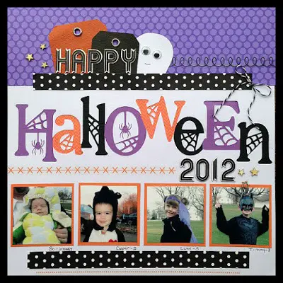 Traditional Halloween Pages Halloween Layout Ideas Scrapbooking