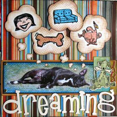 dog scrapbooking layout ideas; dog layout ideas; scrapbooking dog pages; dog memory keeping; scrapping about dogs;