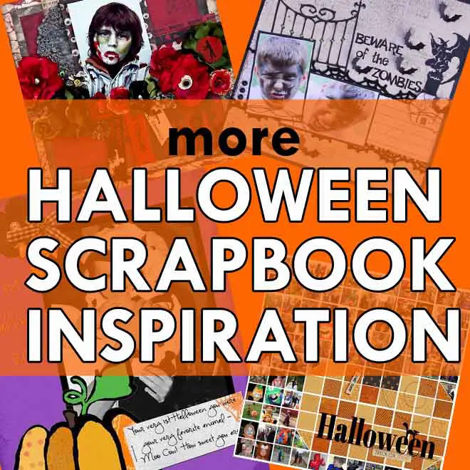 Halloween Layout Ideas Scrapbooking