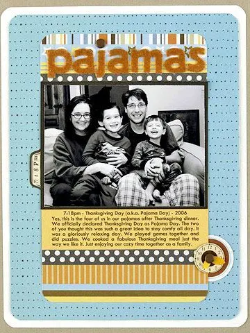 document your family thanksgiving traditions thanksgiving Layout Ideas Scrapbooking