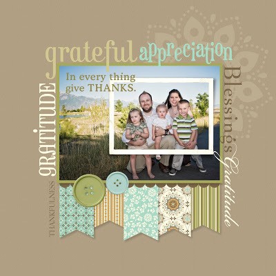 make the photo the star  thanksgiving Layout Ideas Scrapbooking