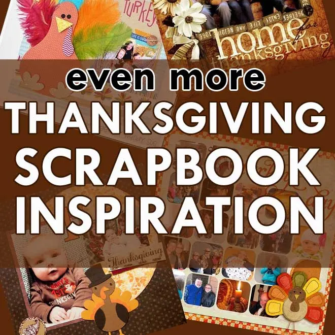thanksgiving scrapbook layout ideas