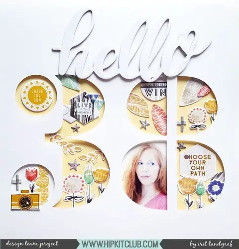 how to use big titles on your scrapbook page; big titles scrapbook layouts; big titles page inspiration; using big titles on layouts; big titles scrapbook embellishments; document memories using big titles
